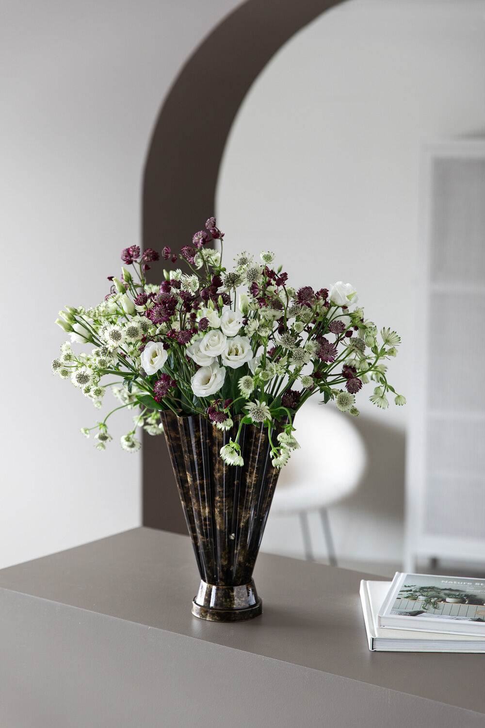 Wave metallvase