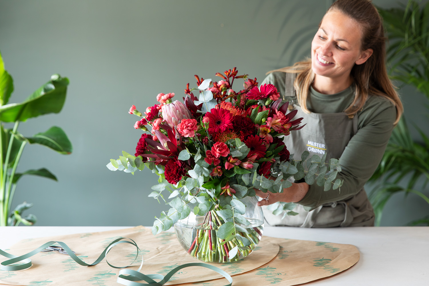 bukett med blomster til 3 for 2
