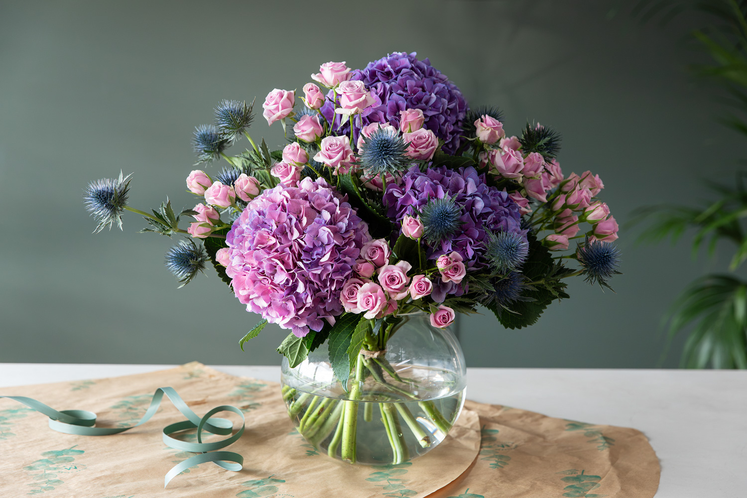 Blomster i vasen