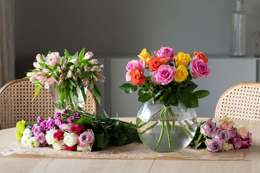 Fast lavpris blomster